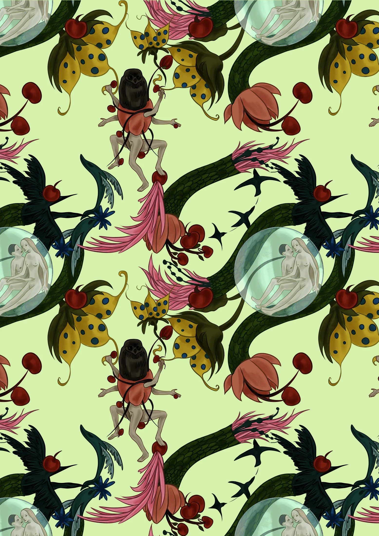 PAT 1, the lining print of the collection