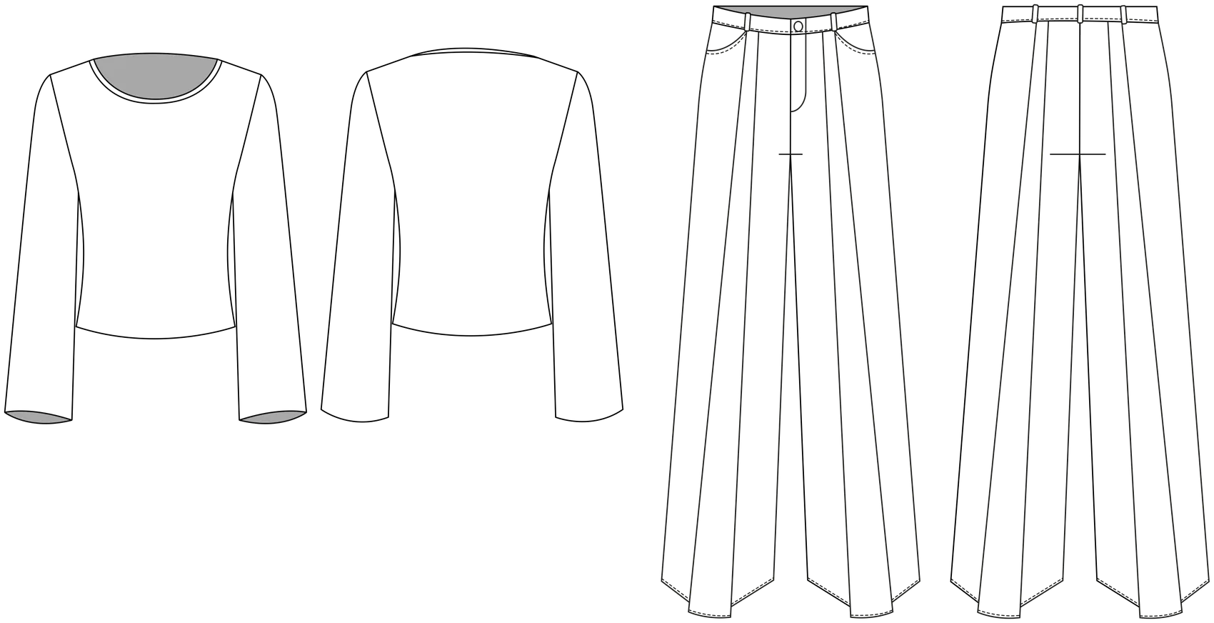 Silentium look 8, technical flats